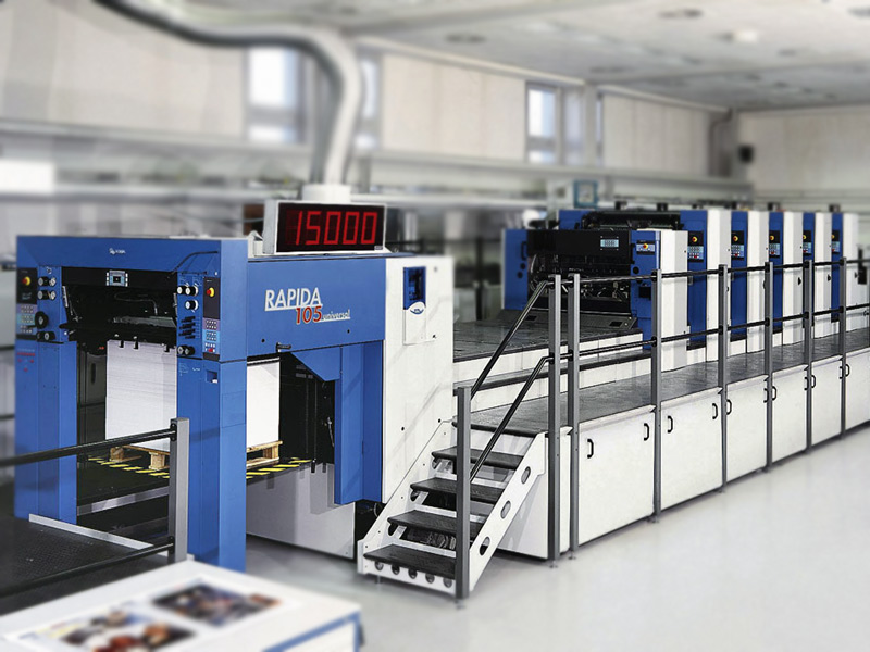 Изготовление и печать наклеек на оборудовании Rapida